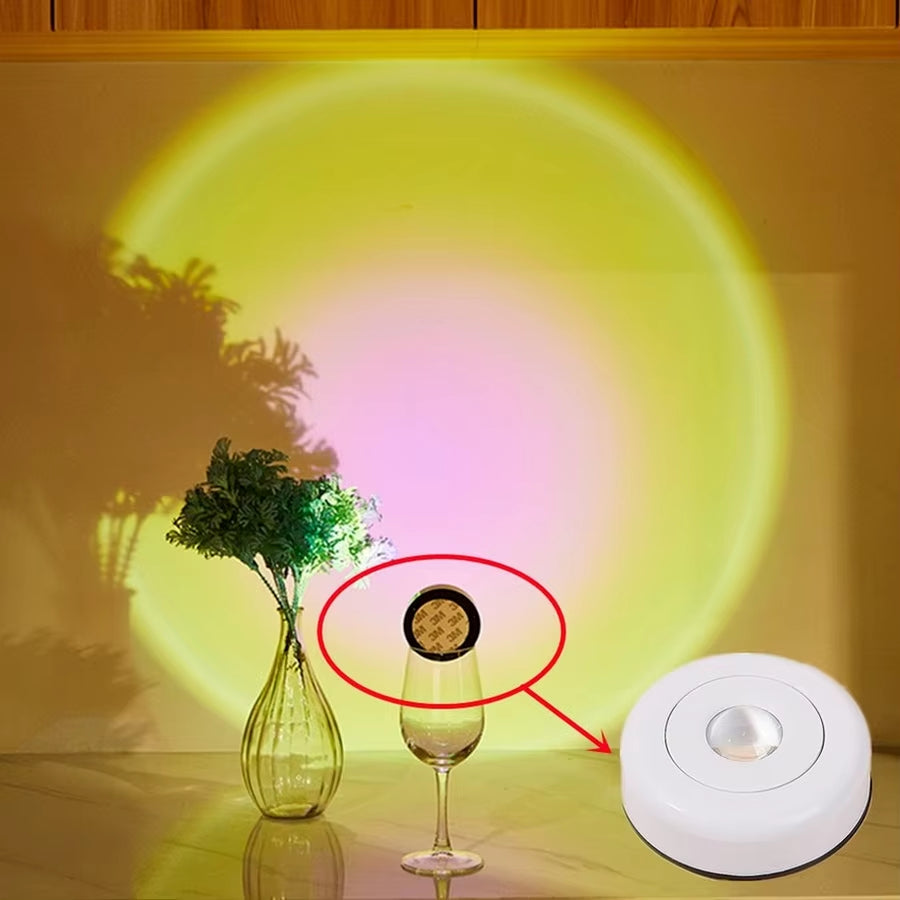 LED Cabinet Lights with Adhesive Sticker Wireless Wall Lamp Wardrobe Cupboard Drawer Closet Bedroom Kitchen Night Light